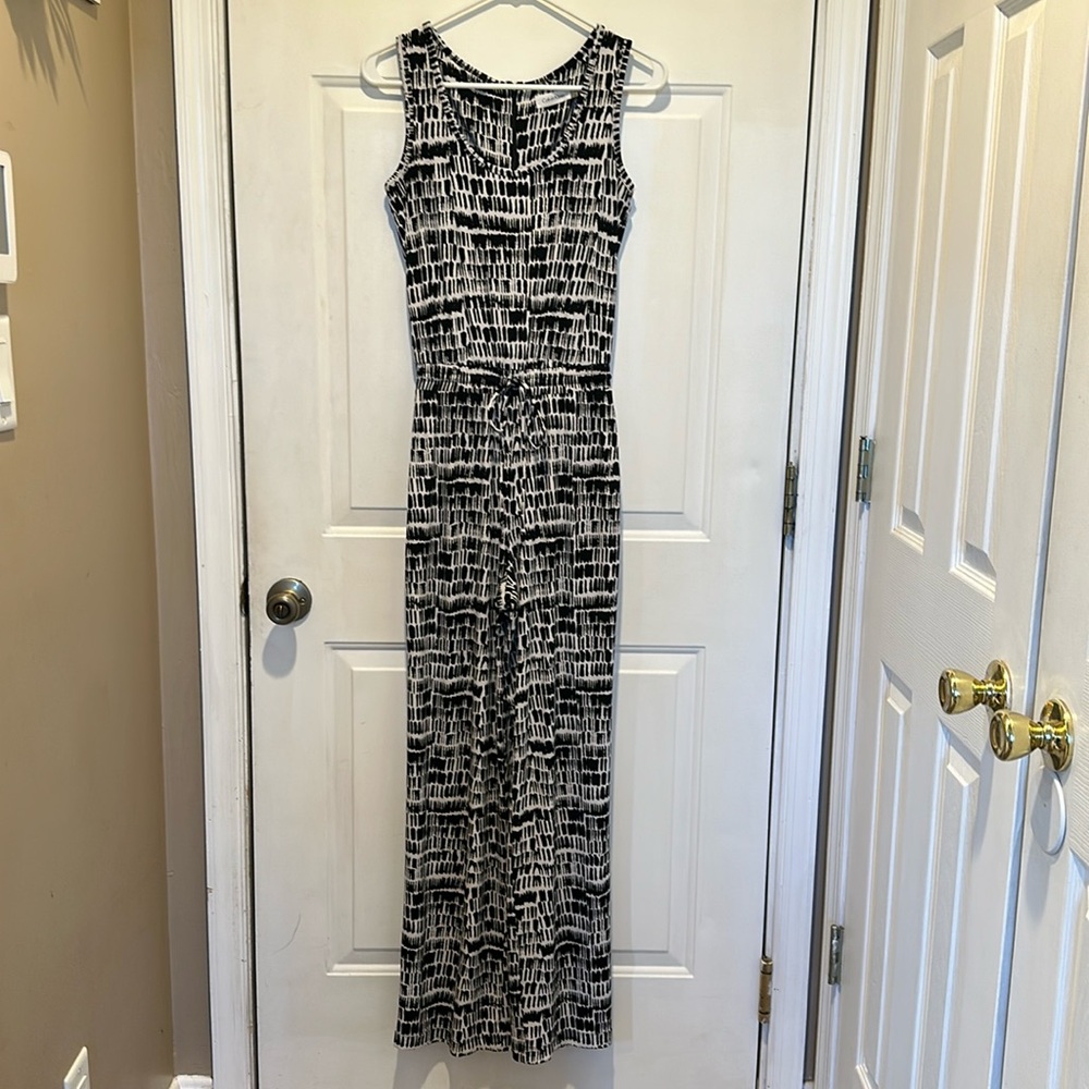 Calvin Klein Wide Leg Sleeveless Romper